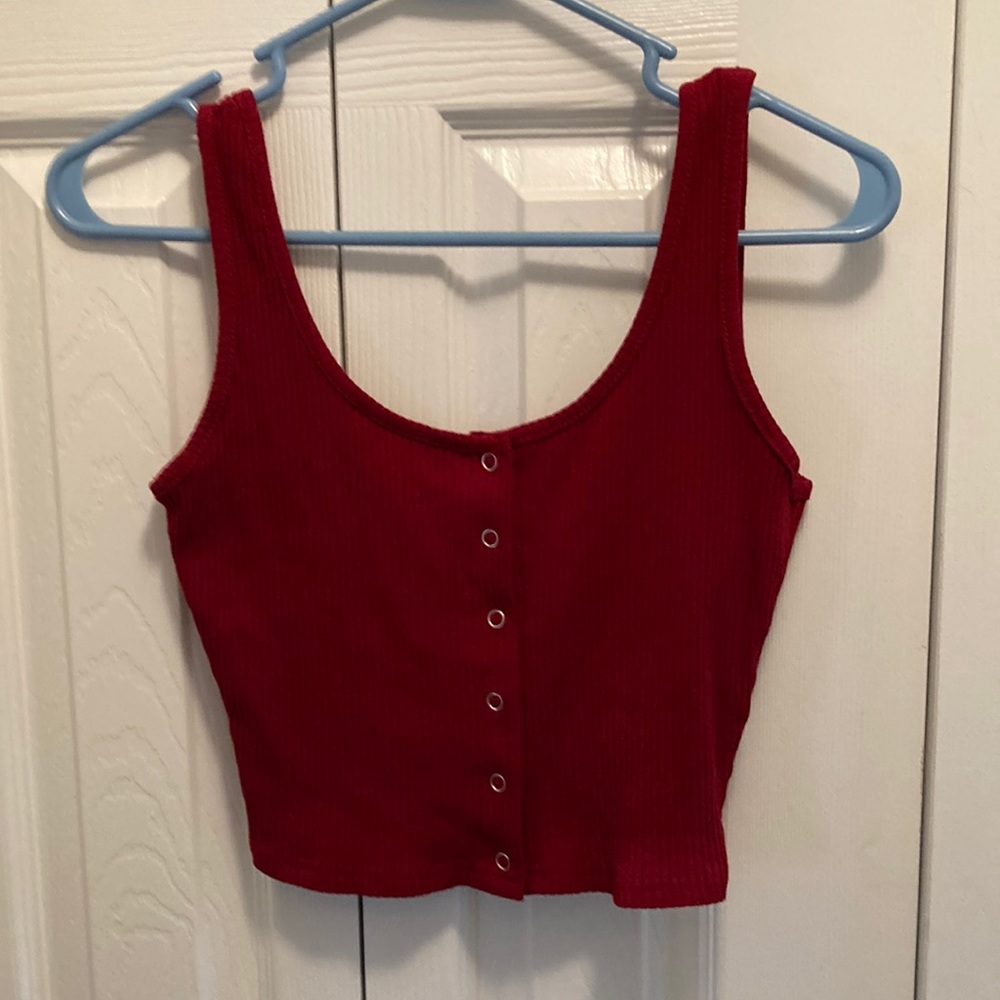 Knit crop top